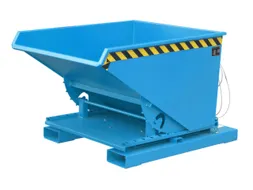 3-zijdig Kantelende Kiepbak 0.60m³ Hxbxd 890x1010x1260mm Blauw