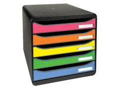 Exacompta Ladenblok A4 Big-box Plus Classic Harlekijn 5 laden