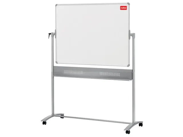 Mobiel Magnetisch Whiteboard, Kantelbaar, Emaille, Ft 120 X 90 Cm