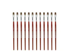 Penseel Kangaro Serie 121 plat Nr. 6 geitenhaar doos 12 stuks