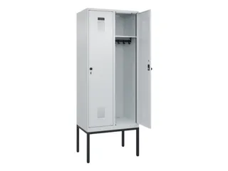 locker,HxBxD 2120x800x500mm,2vak,vak B 400mm,draaigrendel - 1