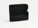 canapé,2 sièges,insonorisant,tissu anthracite,HxlxP 1330x1570x760mm