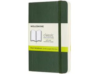 Notitieboek Moleskine pocket 90x140mm blanco soft cover myrtle green - 2