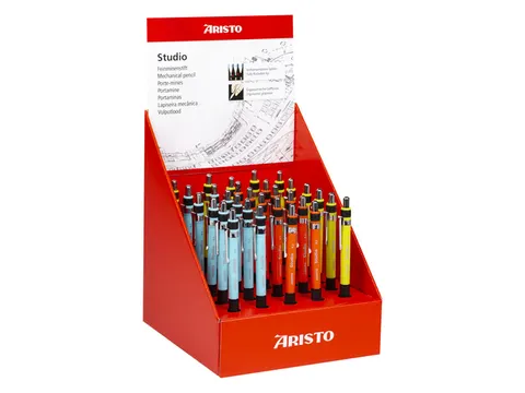 Vulpotlood Aristo Studio 0.5mm Hb Display 30 Stuks Assorti