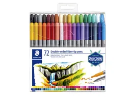 Kleurstift Staedtler 3200 dubbele punt etui à 72 stuks assorti