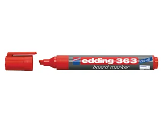 Viltstift edding 363 whiteboard beitel rood 1-5mm - 1