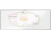Nobo Whiteboard 120x300cm Premium Plus Magnetisch Emaille