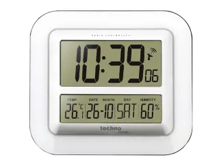 Digitale wandklok Technoline WS 8006 276x195x27mm wit/zilver - 3