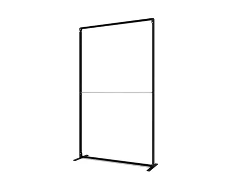 FlexFrame Modulair systeem beurswand 150x200cm Zwart frame