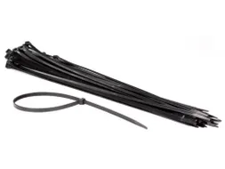 SET Met Nylon Kabelbinders - 8.8x610mm - Zwart (50 ST.)