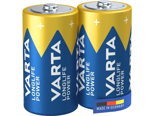 Batterij Varta Longlife Power 2x C
