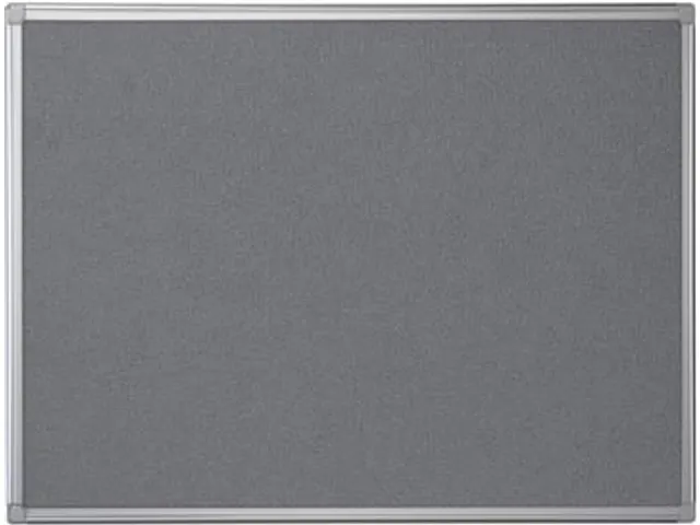 Tableau Textile Cadre Aluminium 60x90cm Gris