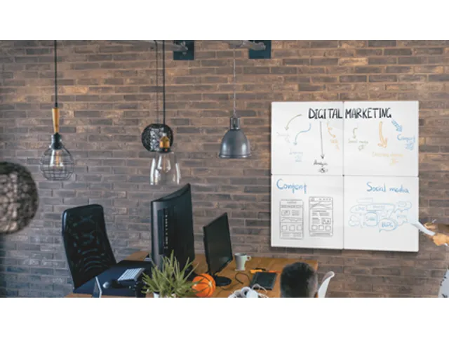 Whiteboard Nobo frameloos modulair magnetisch 60x45cm