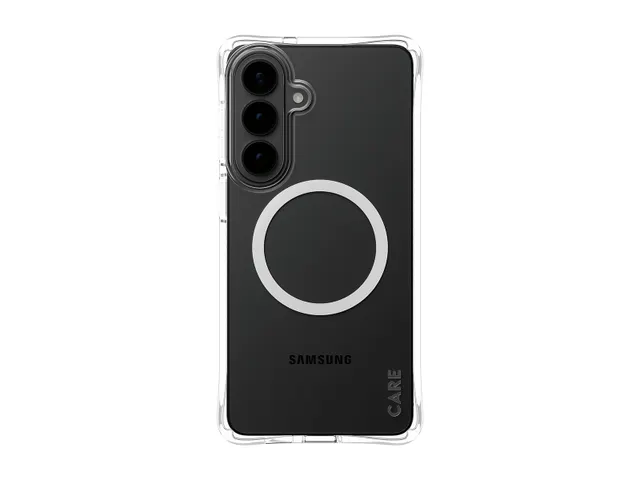 PanzerGlass CARE by Samba Case Transparent w. White Qi Samsung G