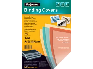 Voorblad Fellowes A4 Pvc 240 Micron Transparant - 3