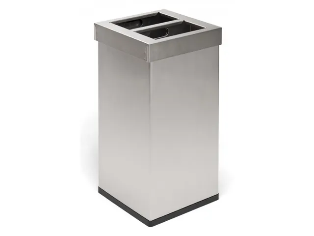 Design Afvalbak Carro Mix 2x25 Liter RVS