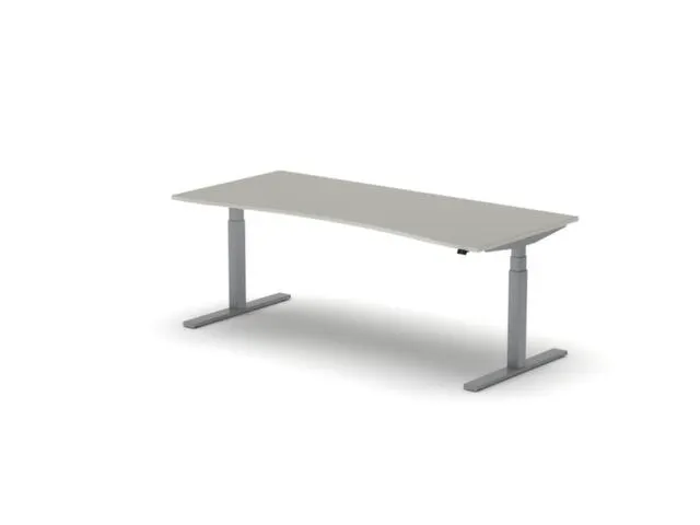 Bureau à hauteur réglable élec. HxlxP 650-1310x2000x900/800mm