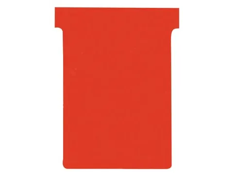 T-planbordkaarten index 3, ft 120 x 92 mm, rood