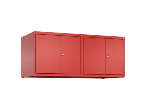 opzetkast,v. locker voor scheiding van kleding,4vak.,vak B 300mm