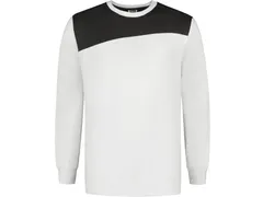 Tricorp 302013 sweater wit/grijs maat XL