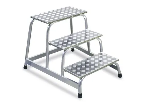 Montagetrap Aluminium H 0 6M 3Treden Incl. Platform Treden Traanplaat