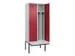 locker met bank,voor scheiding van kleding,HxBxD 2120x800x815mm,2vak