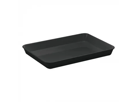 Melamine Vleesbak 350x250x40mm zwart