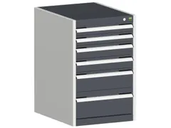 ladekast HxBxD 800x525x525mm 6laden romp RAL7035 front RAL7016