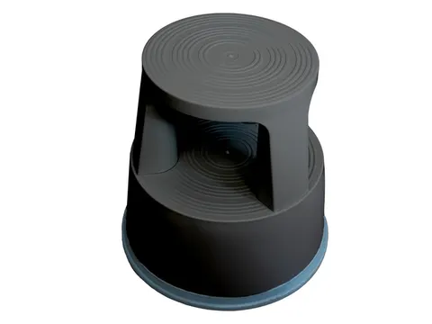 Opstapkruk Westcott 43x29x42cm zwart