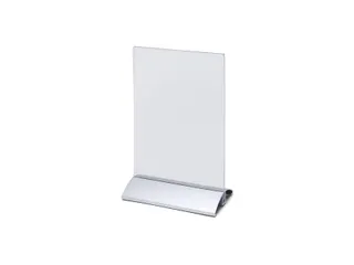 Menukaarthouder IEZZY staand A5 aluminium voet - 2