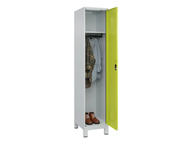 locker,HxBxD 1950x400x500mm,1vak,vak B 400mm,cil.-slot,voeten