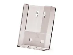 Folderhouder Balie of Wand 1x DL (1/3 A4) Acrylglas Staand