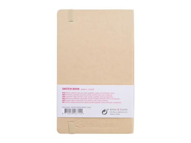 Schetsboek Talens Art Creation 80 witte vellen 140gr 130x210mm kraft
