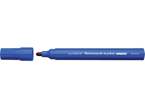 Quantore Permanent marker rond 1-1.5mm Blauw