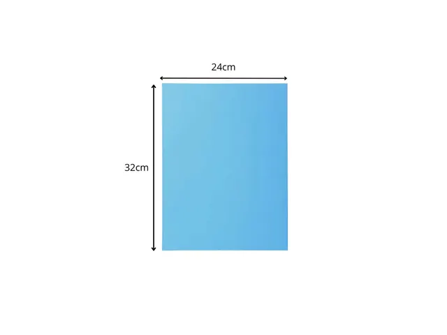 Dossiermap SUPER 250 24x32cm Fel blauw 100 Stuks