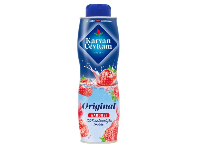 Siroop Karvan Cevitam aardbei 600ml