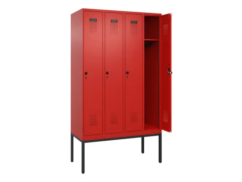 locker,HxBxD 2120x1200x500mm,4vak,vak B 300mm,draaigrendel
