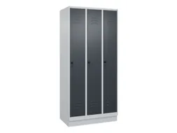 locker voor scheiding van kleding,HxBxD 1950x900x500mm,3vak