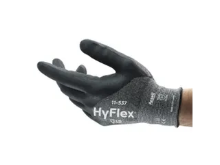 Ansell HyFlex 11-537 snijbestendige handschoenen zwart maat 9 12 paar - 1
