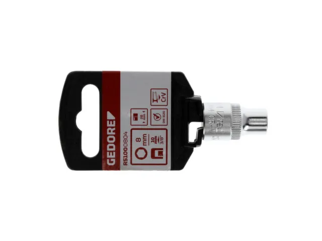 R51000804 Dopsleutel 3/8 inch zeskant 8mm lengte 28mm