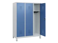 schoollocker,HxBxD 1630x1200x500mm,3vak,vak B 400mm,cil.-slot,voeten
