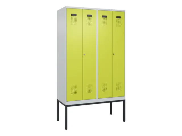 locker voor scheiding van kleding,HxBxD 2120x1200x500mm,4vak