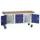 werkbank,HxBxD 830x1750x600mm,multiplexblad,uitrusting: 3laden,2kasten