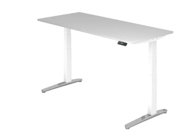 Elektrisch in hgte vst. zit-sta-bureau,HxBxD 650-1290x1800x800mm