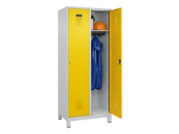 locker,HxBxD 1950x800x500mm,2vak,vak B 400mm,cil.-slot,voeten