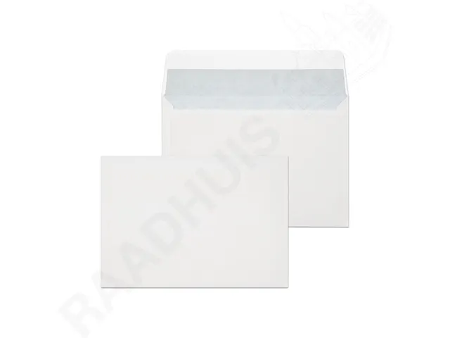 Dienstenvelop Raadhuis 114x162mm C6 Gegomd Wit Doos A 500 Stuks