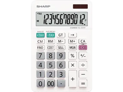 bureaurekenmachine EL-334W wit