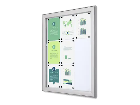 Outdoor Vergrendelbaar Notitiebord Deep Basic SCLE 9 x A4