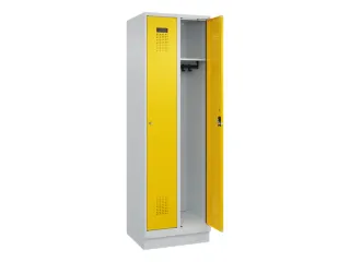 locker,HxBxD 1950x600x500mm,2vak,vak B 300mm,cil.-slot,sokkel - 2