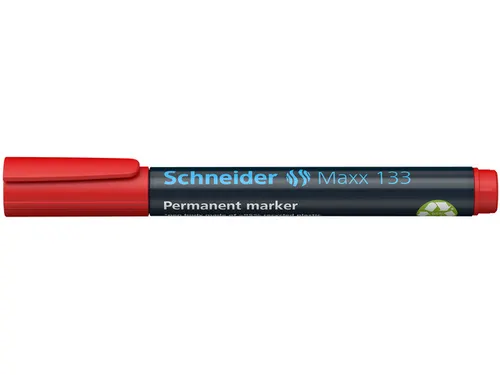 Marker Schneider Maxx 133 permanent beitelpunt rood